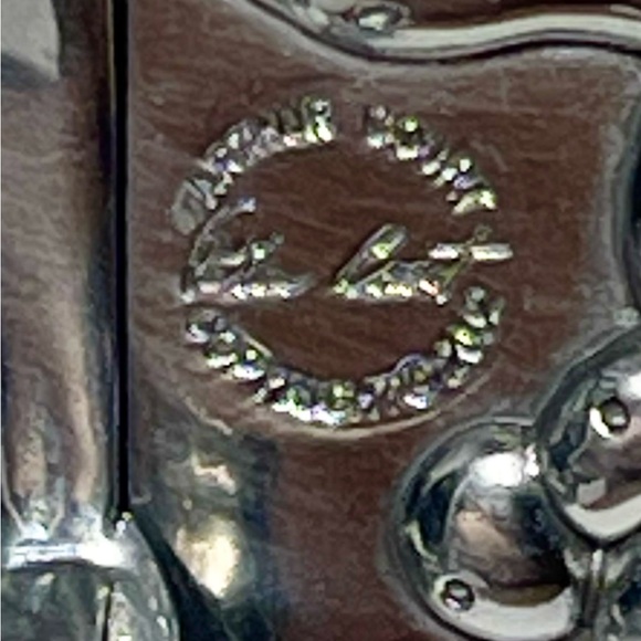 Vintage Arthur Court Collection 2002 Grape Aluminum Hollowware Cracker Tray Foot - Picture 6 of 6